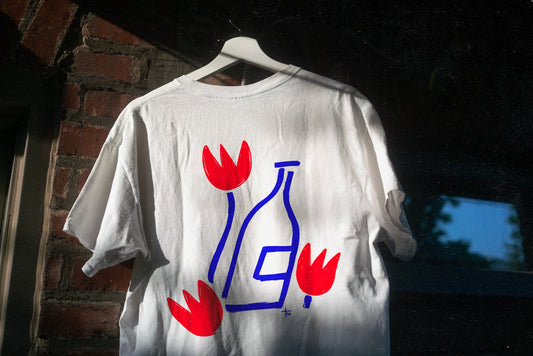 T-shirt Vino e Tulipano